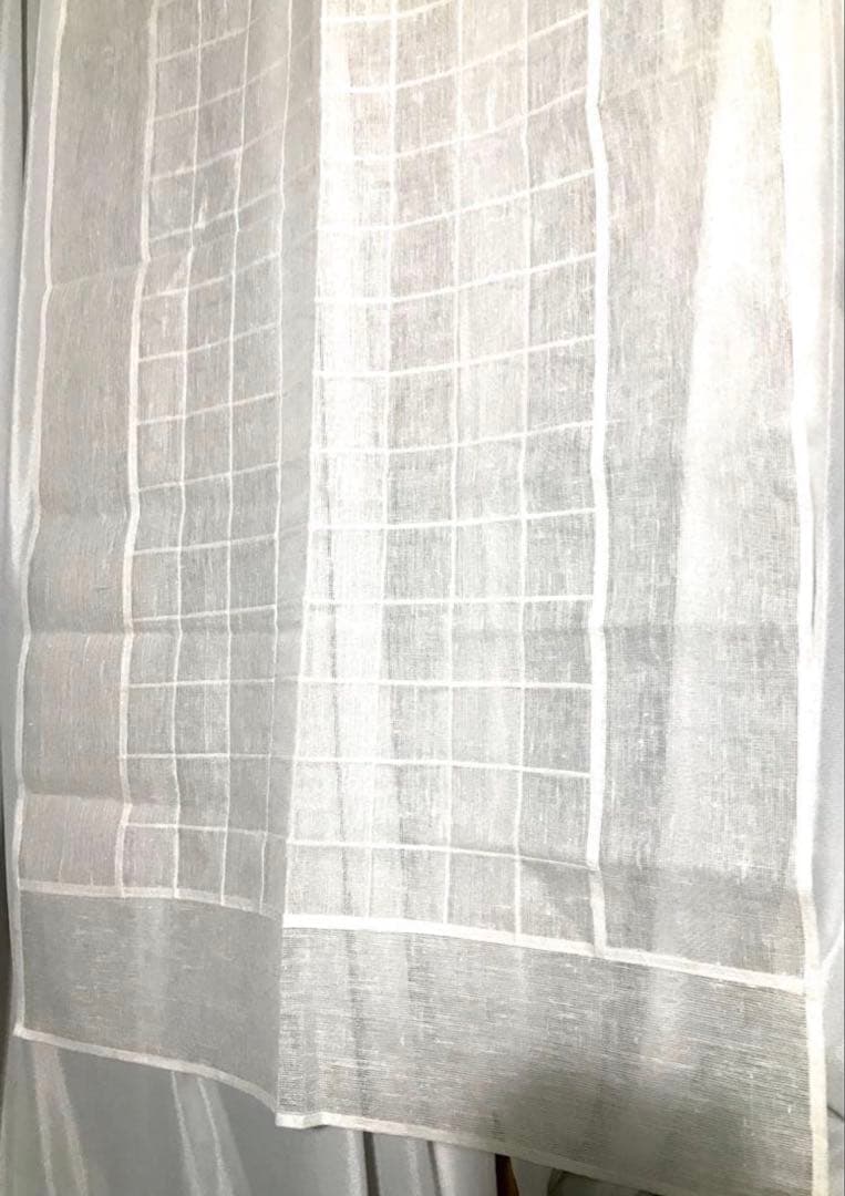 未使用　職人ポジャギ韓国148P特大158x78cm暖簾　モシ野麻伽耶伝統工芸