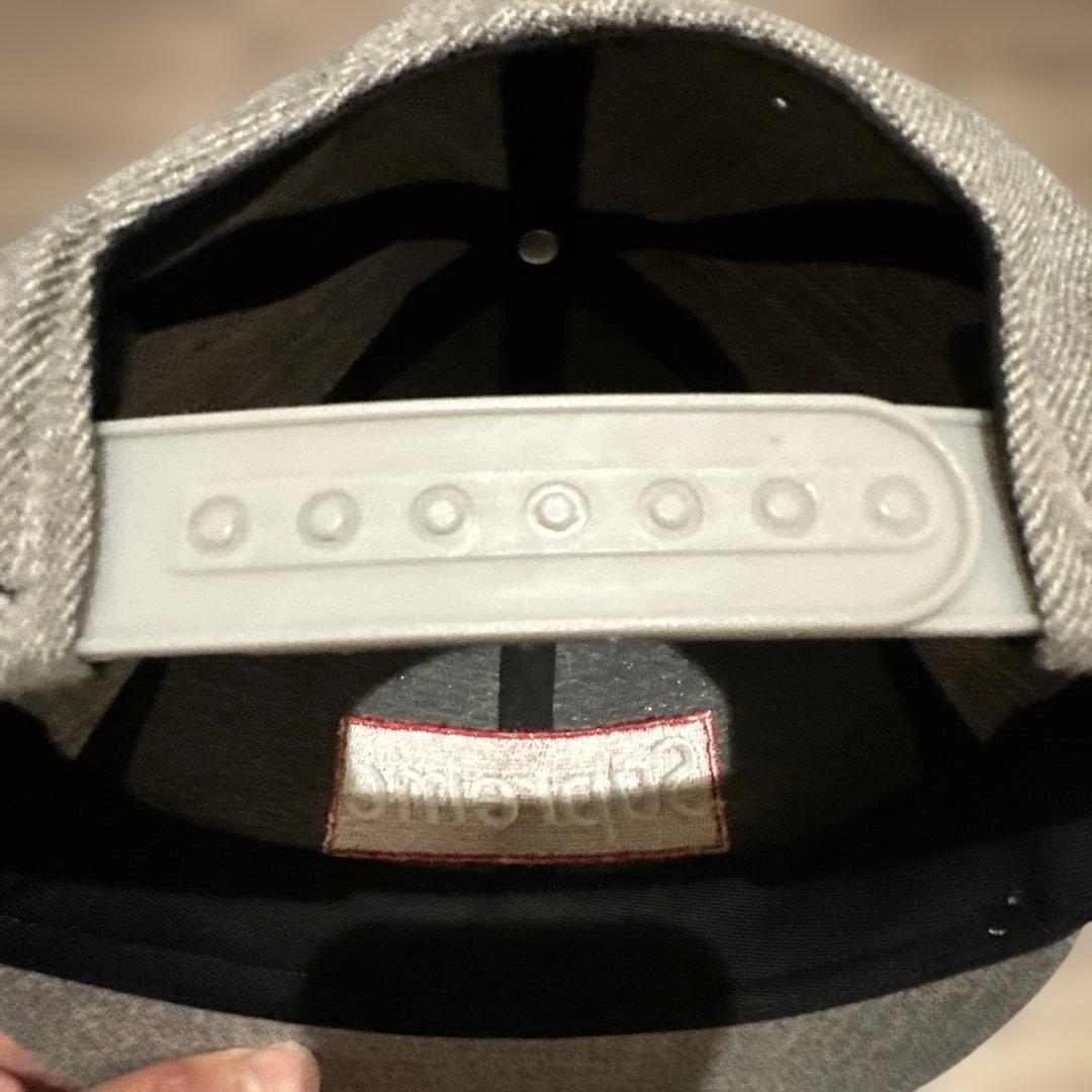 タ*カ様 Supreme グレー キャップ ジュニア