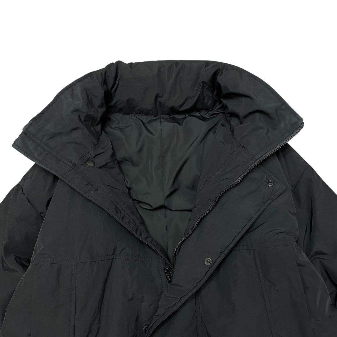 【美品】USED 00s 中綿入り モンスターパーカー ブラック ナイロンJKT