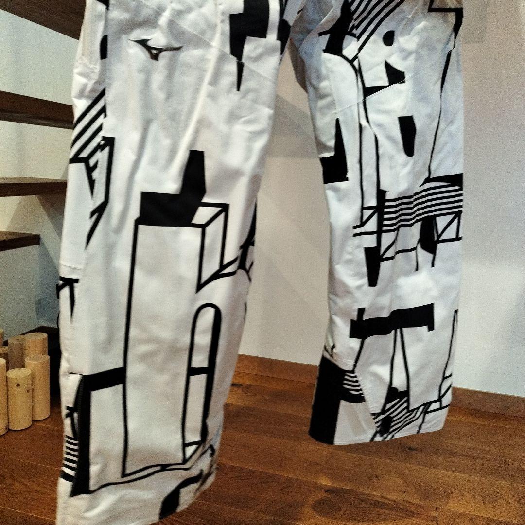 ミズノ　CREW 幾何学模様 スキーウェア 上下セット