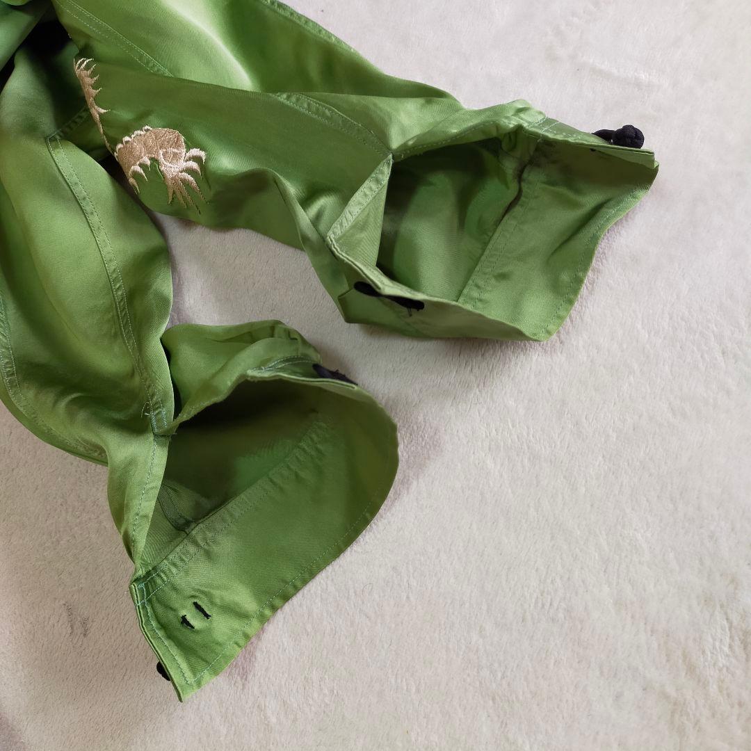 BEAMSBOY×東洋　龍刺繍　スカチャイナジャケット　チャイナシャツ