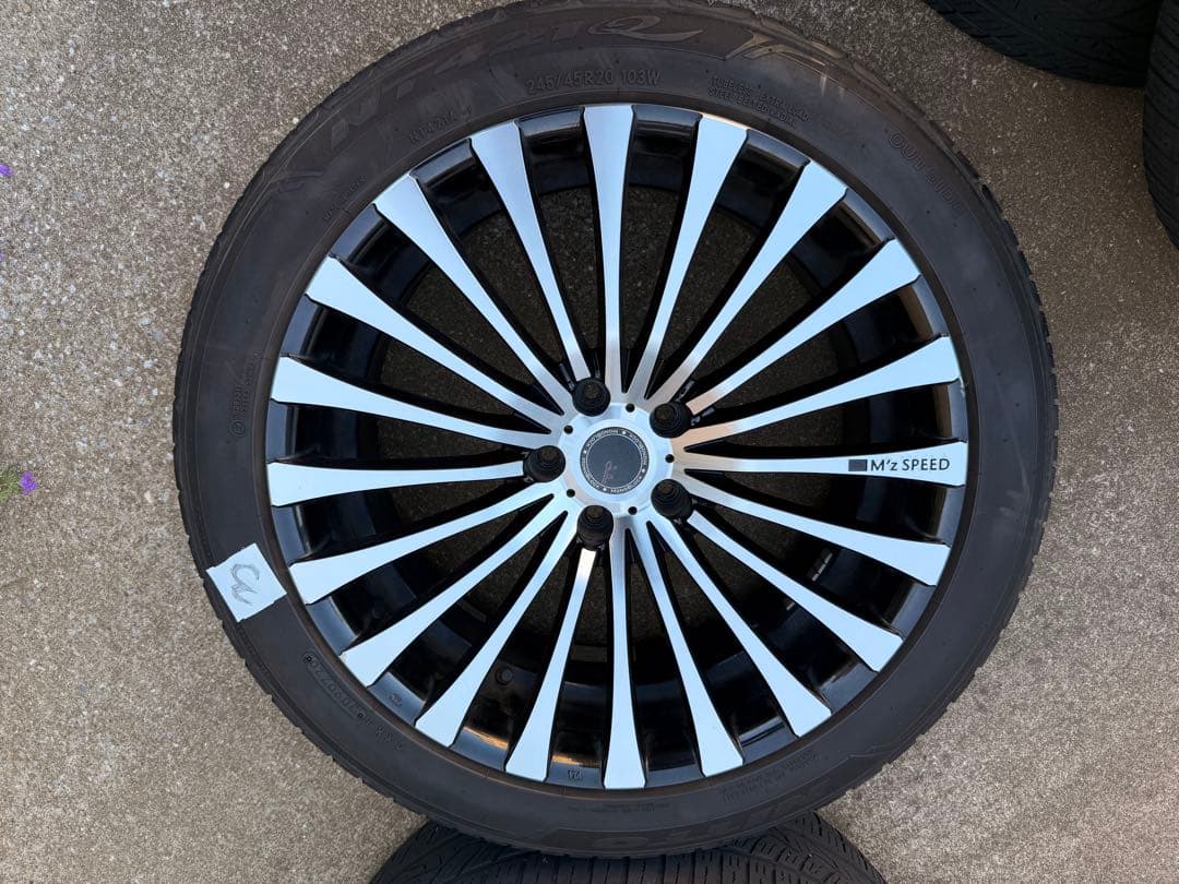 M'z SPEED Julia 666 20インチ +35 245/45R20