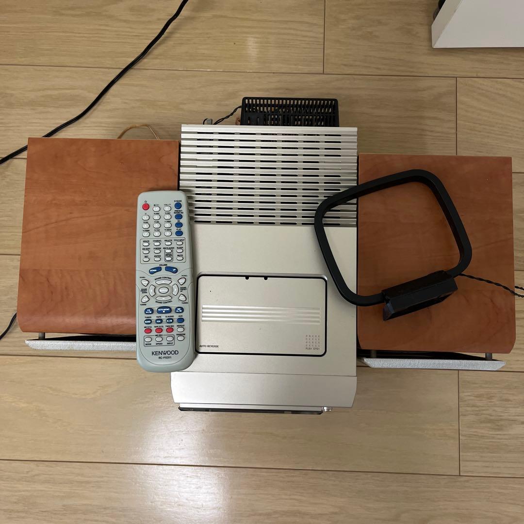 KENWOOD CD MD カセット　ミニコンポ
