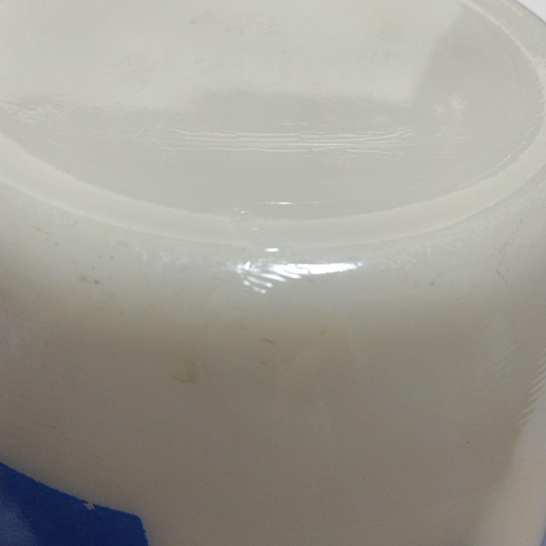 ヴィンテージFire King チューリップ柄 ボウル LL アイボリー·美品