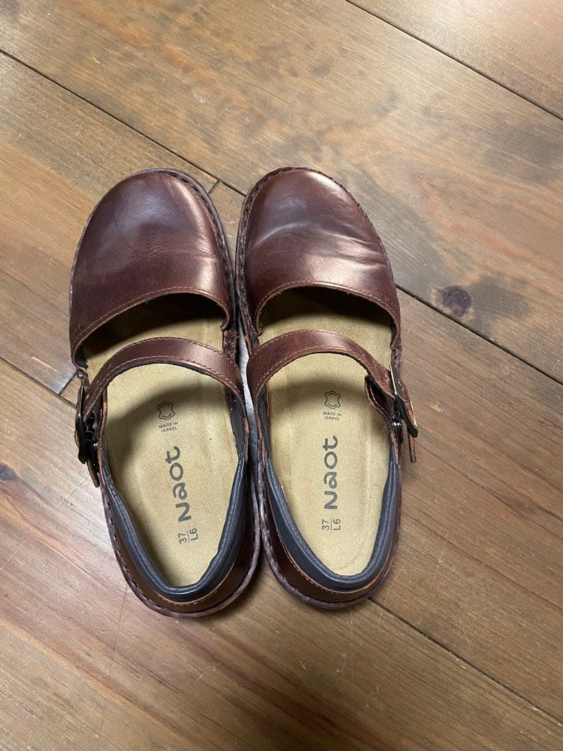 naot OLGA ブラウン バッファローレザー 革靴