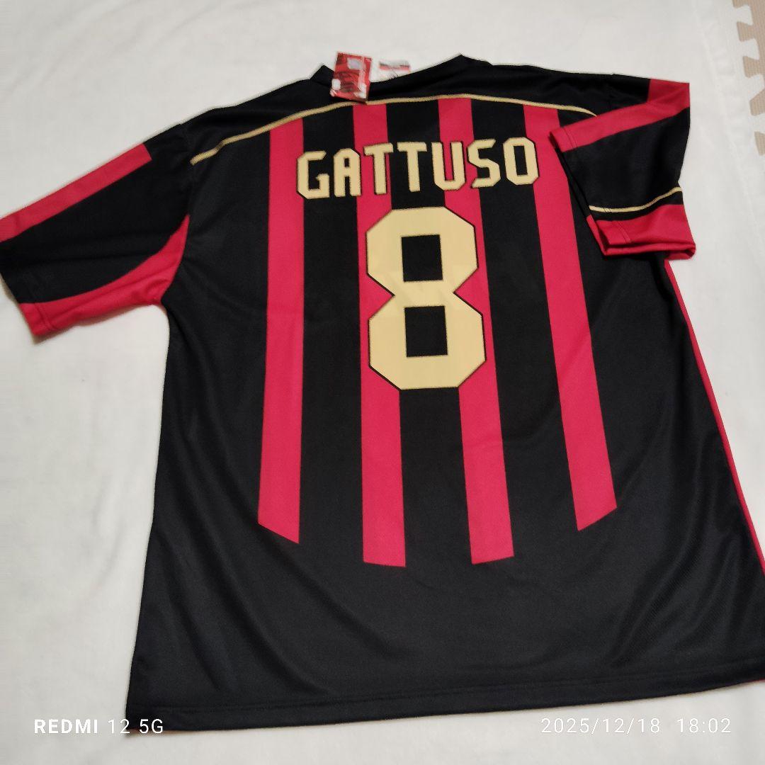 AC Milan Gattuso 8番 ユニフォームシャツ新品タグ付き
