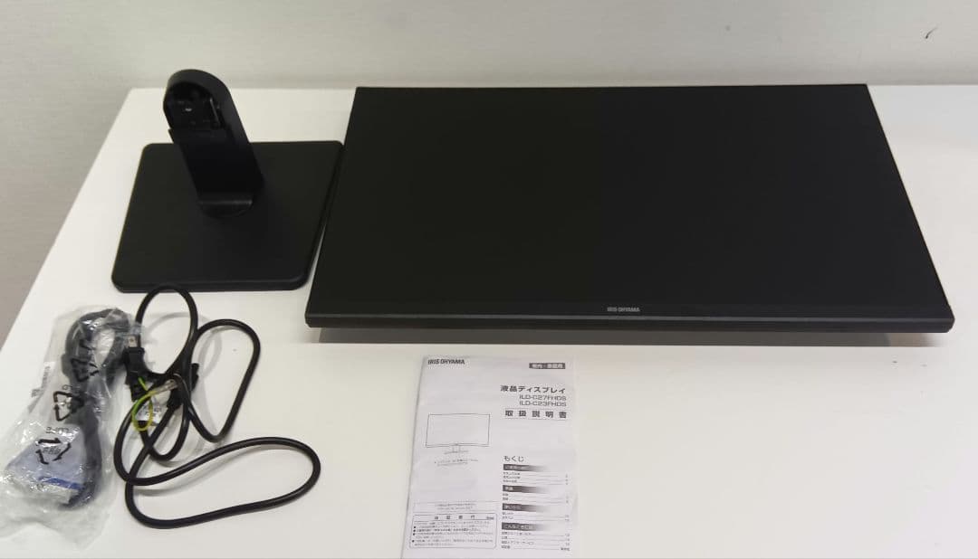 IRIS OHYAMA 27インチ液晶ディスプレイ ILD-C27FHDS-B