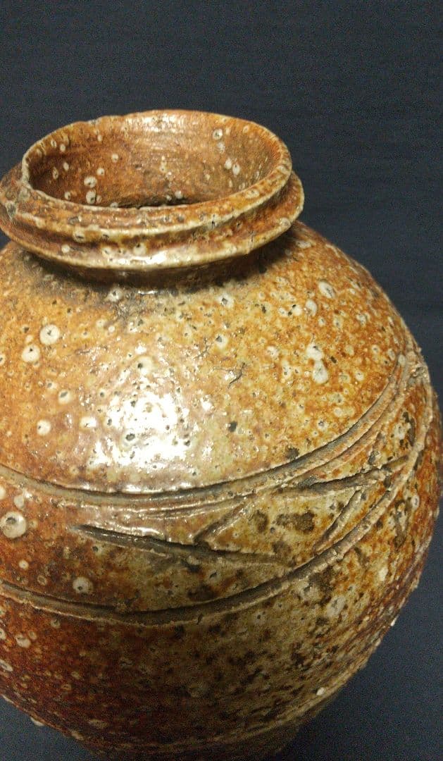 ❲蹲壺] 古信楽壺