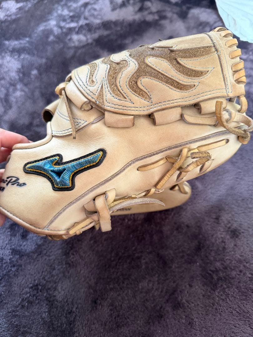 Mizuno Pro 硬式野球グローブ ブロンド