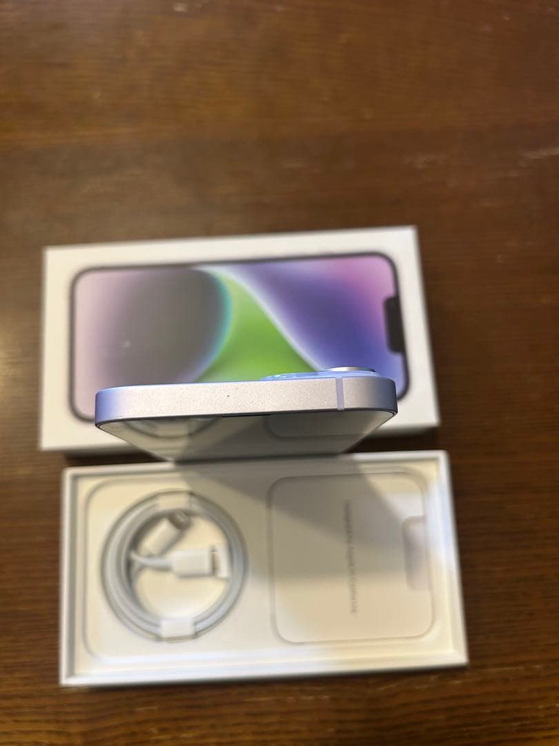 Apple iPhone 14 本体　256GB パープル