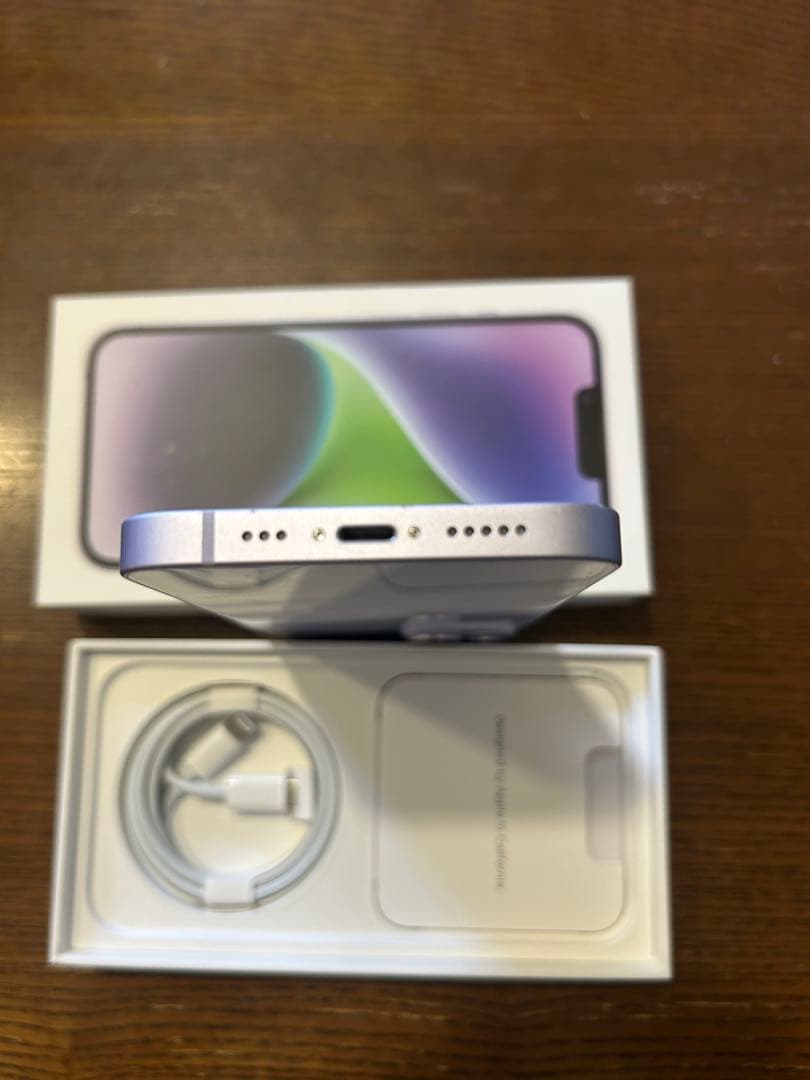 Apple iPhone 14 本体　256GB パープル