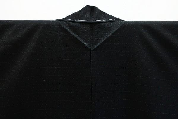 ★専用★未使用品 訪問着 大島紬 染大島 黒 葡萄 身丈161cm 正絹 お洒落