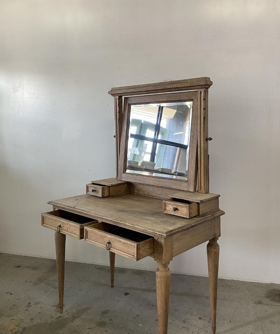 フランス アンティーク Dresser ドレッサー 鏡 テーブル ミラー