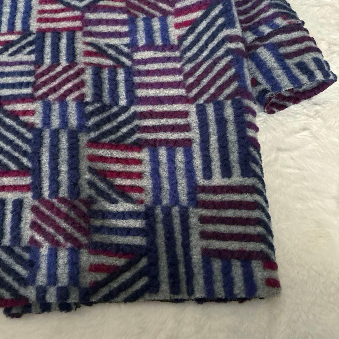 美品 近年✨イタリア製 コイビトミサキ 立体デザイン ウール ロング コート