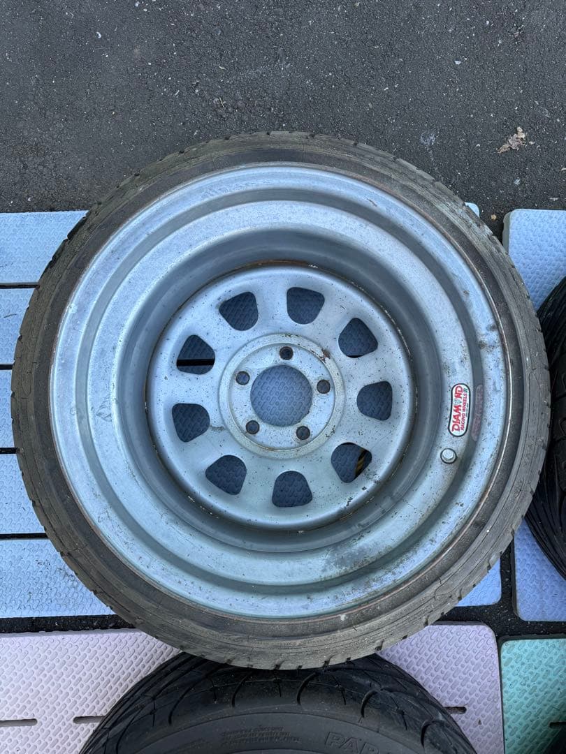 16インチ 加工鉄チン(スチール)ホイール 10J 4本