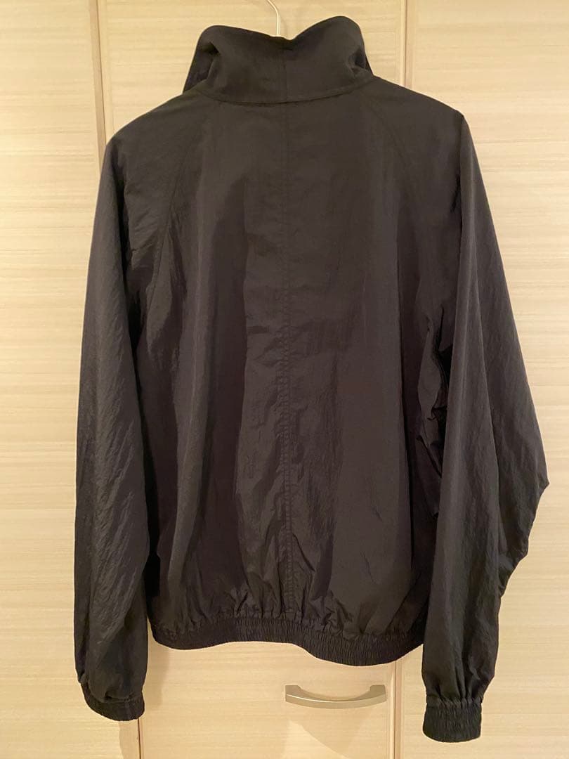 SUGARHILL ブラック ナイロンジャケット ハーフジップ