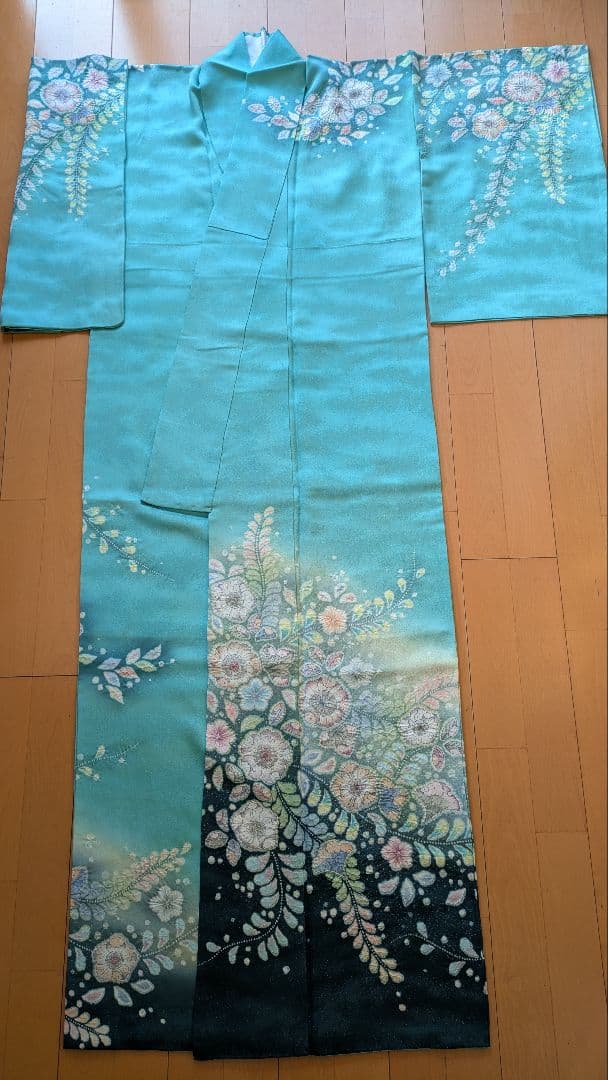 プロフ必読☆翠山工房☆徳永憲峯☆辻が花☆絞り☆銀通し