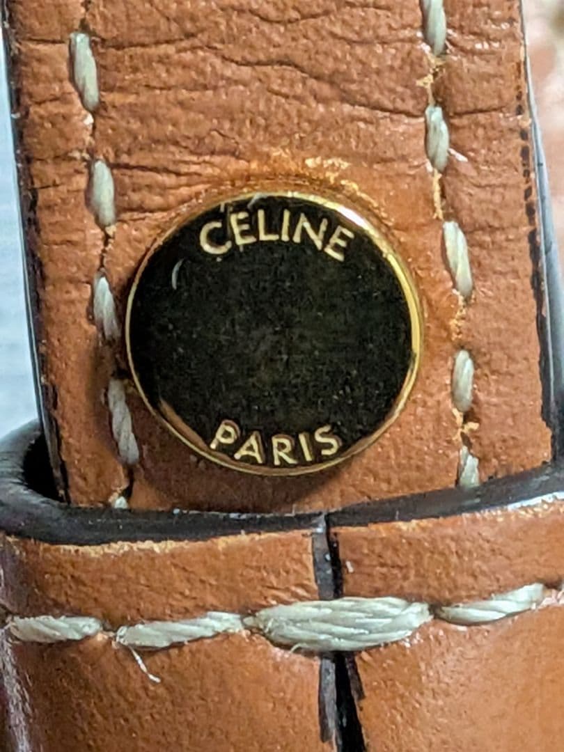 CELINE 　ミニバーティカルカバ　トリオンフ　ショルダーバッグ 　美品
