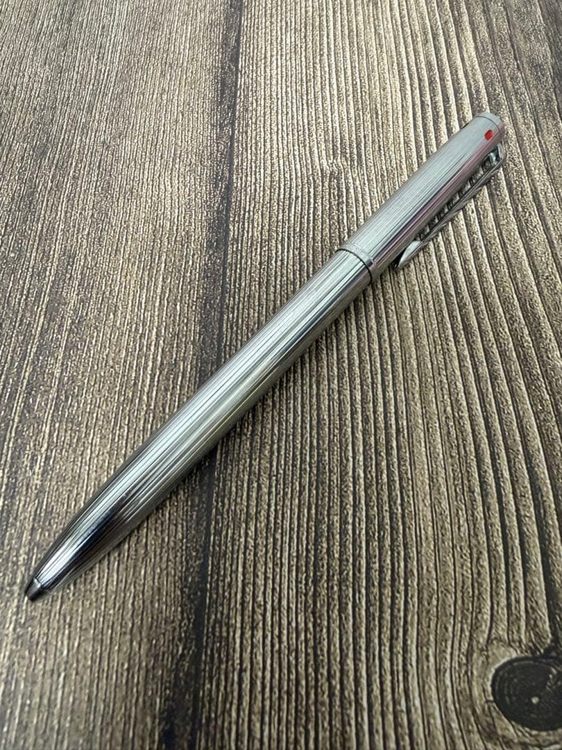 モンブラン/4色ボールペン/シルバー/中古品/