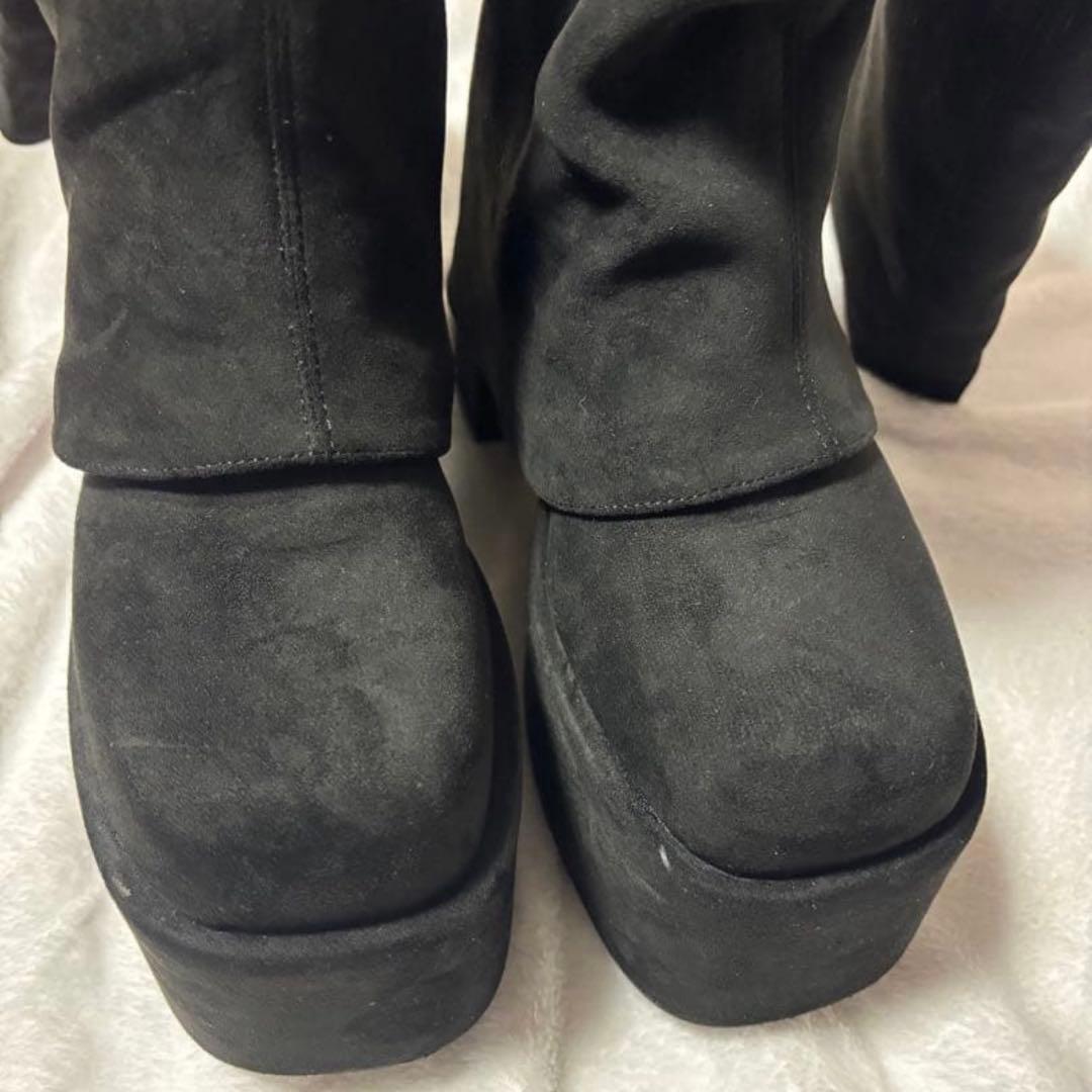 EMODA エモダ　ルーズフレアカバーフィットブーツ