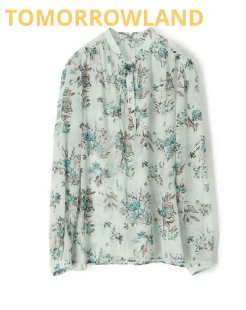 TOMORROWLAND タグ付きブラウス