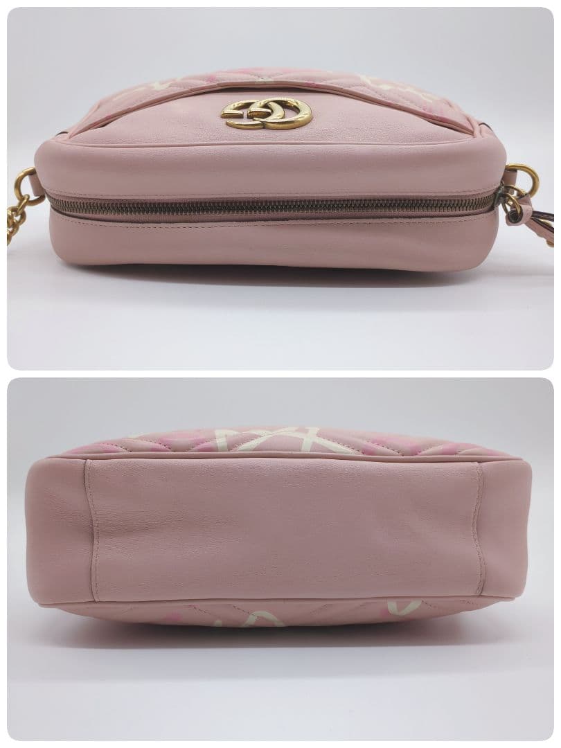 【入手困難・美品】グッチ☆チェーンショルダー ゴースト GGマーモント レザー