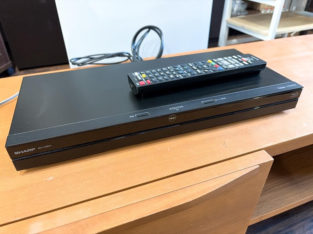 大阪京都限定 美品 SHARP ブルーレイレコーダー 2B-C10CW1 20年