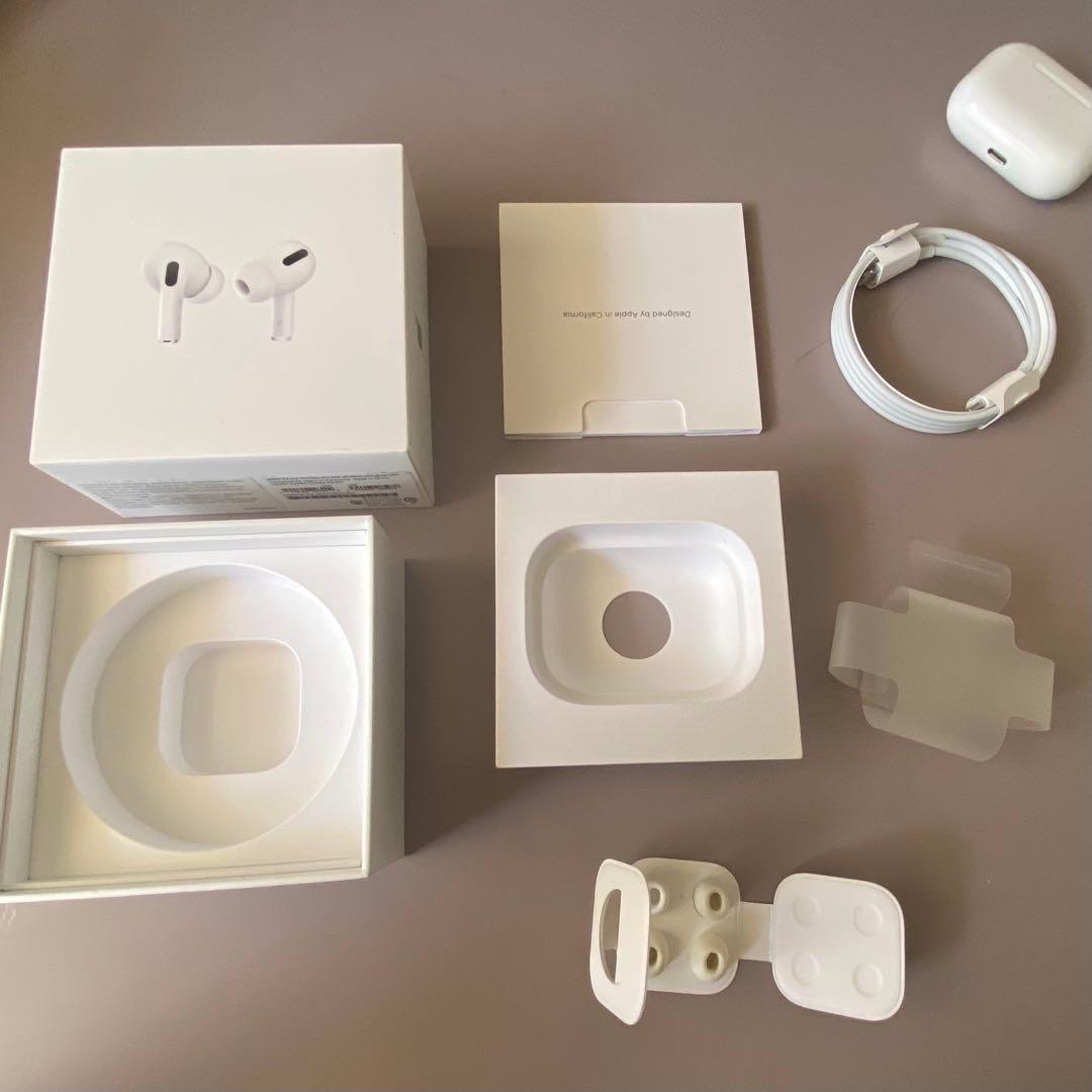 Air Pods Pro ケース、充電ケーブル、箱付き