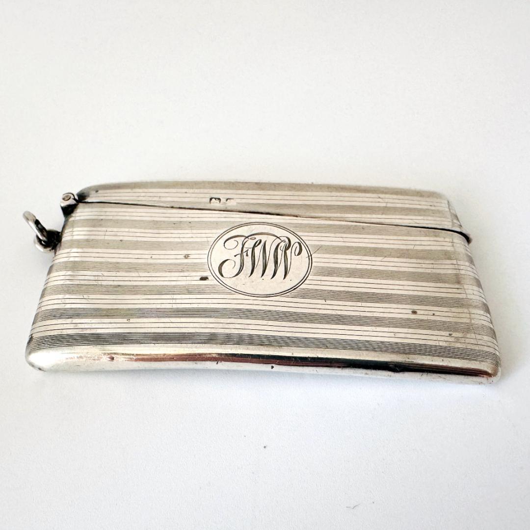 ★英国★純銀製/カードケース/イギリス/925/バーミンガム/ライオン