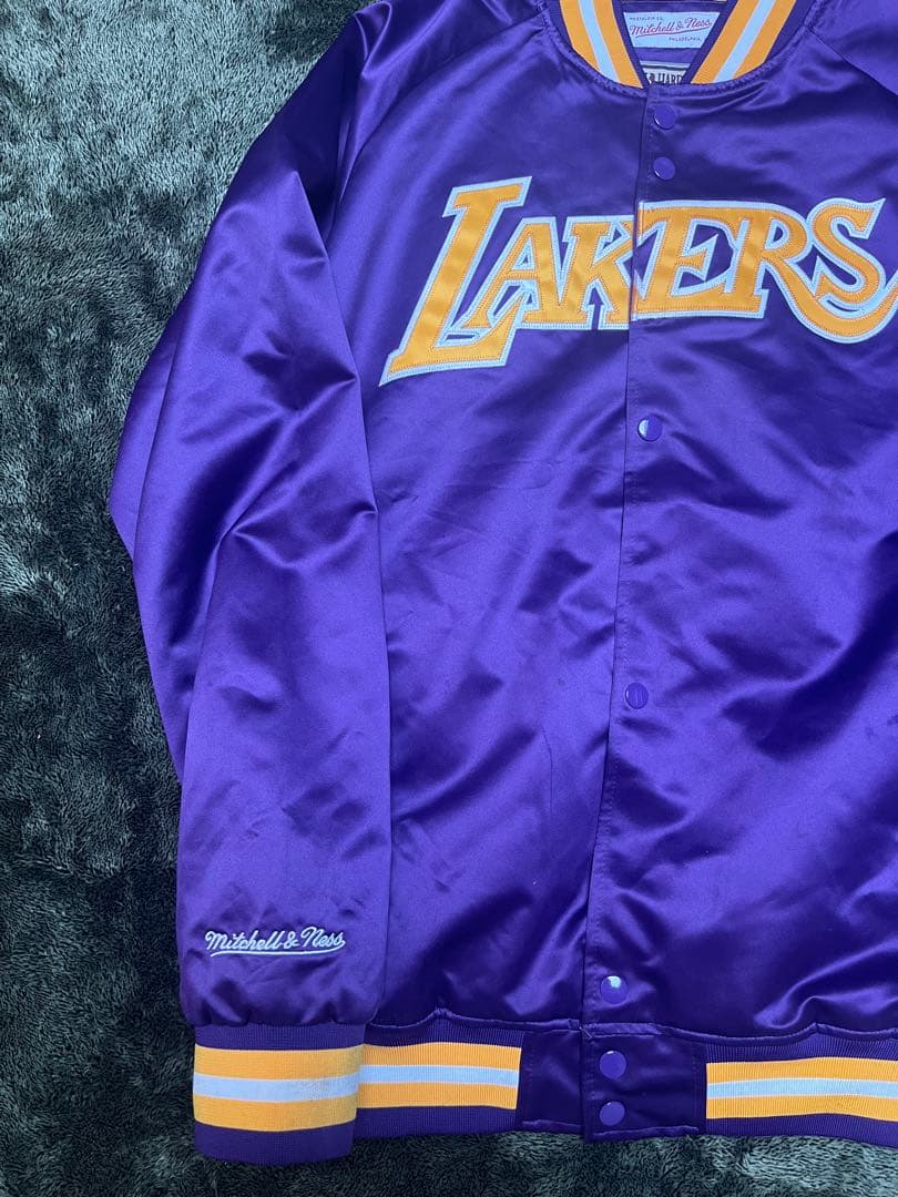 【正規品】Mitchell & Ness Lakers スタジャン NBA公式