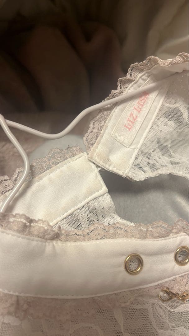 LIZLISA リズリサ　トップス　3つリボンフロントチョーカーブラウス