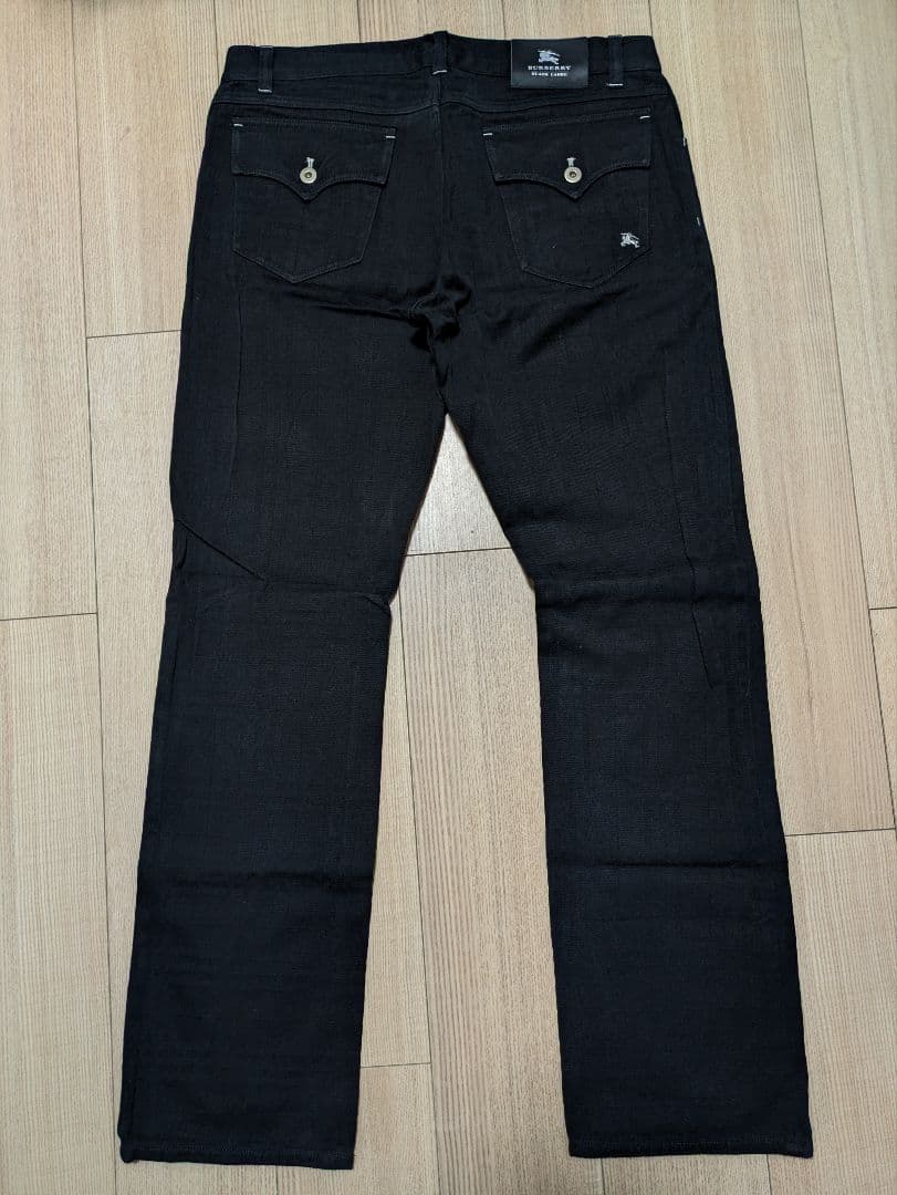 超希少未使用に近い！人気シャドーチェック　ブラックカラー　騎士刺繍　デニム⑥