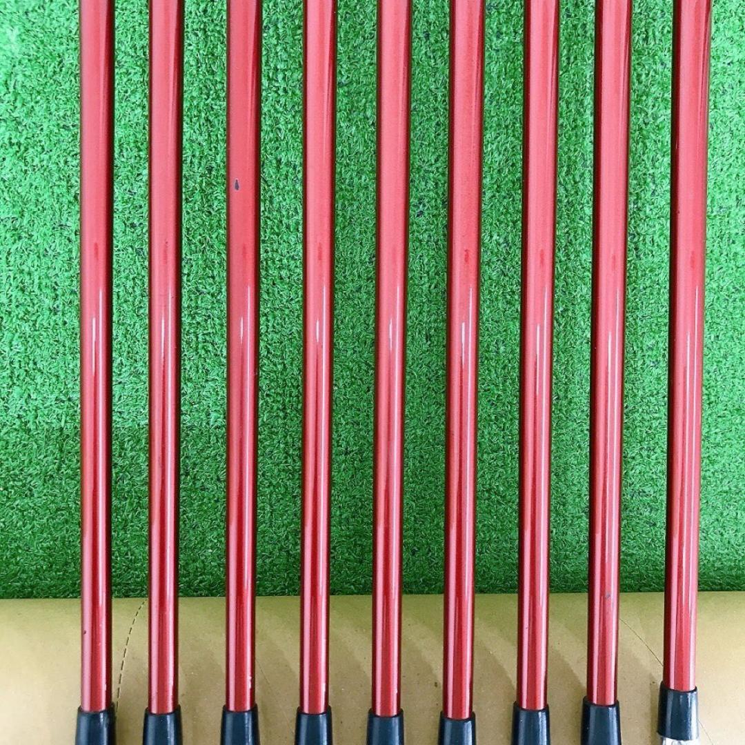 チ35★テーラーメイド R9 豪華9本アイアンセット S Motore60メンズ