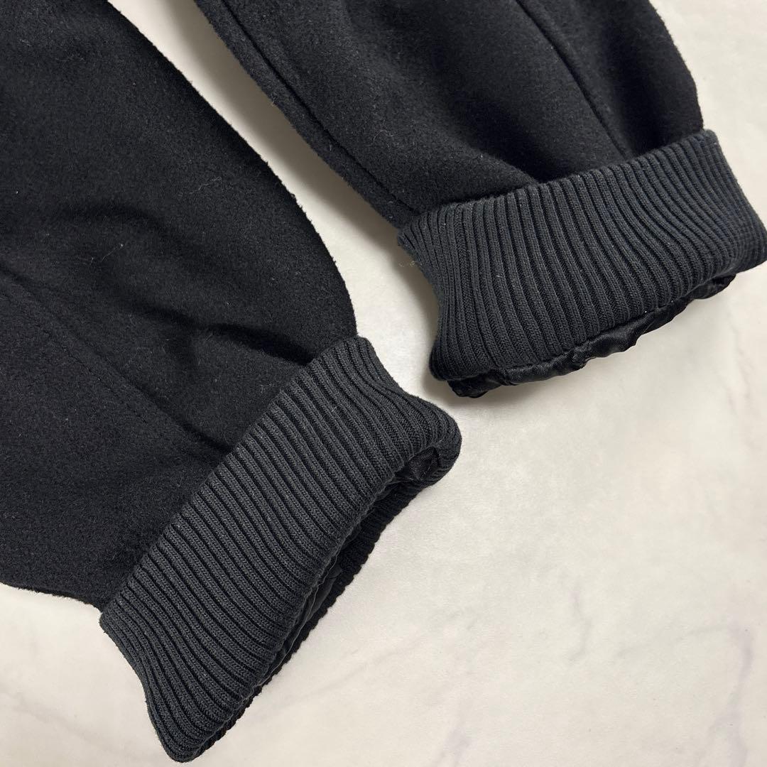 INTERBREED RAW Varsity スタジャン XL 刺繍 黒