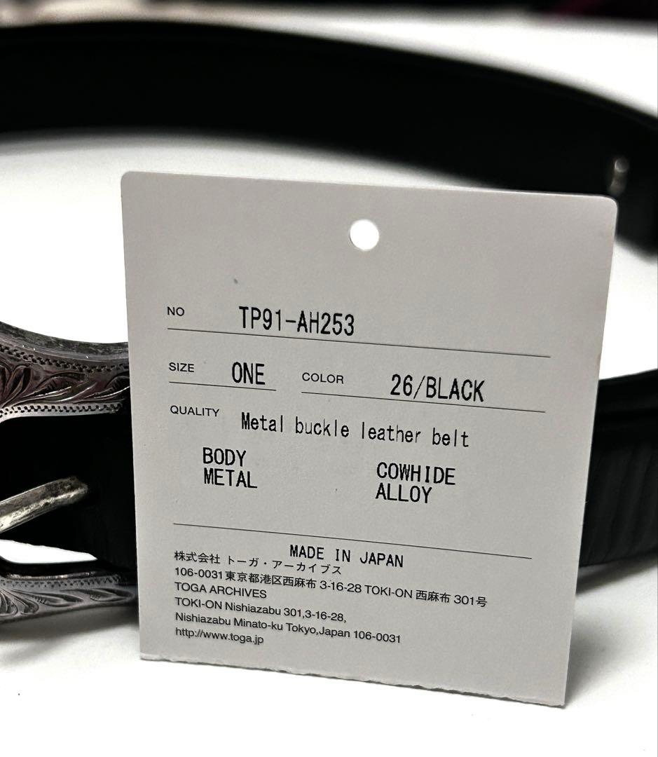 R*す様 Toga pulla l buckle leather bel