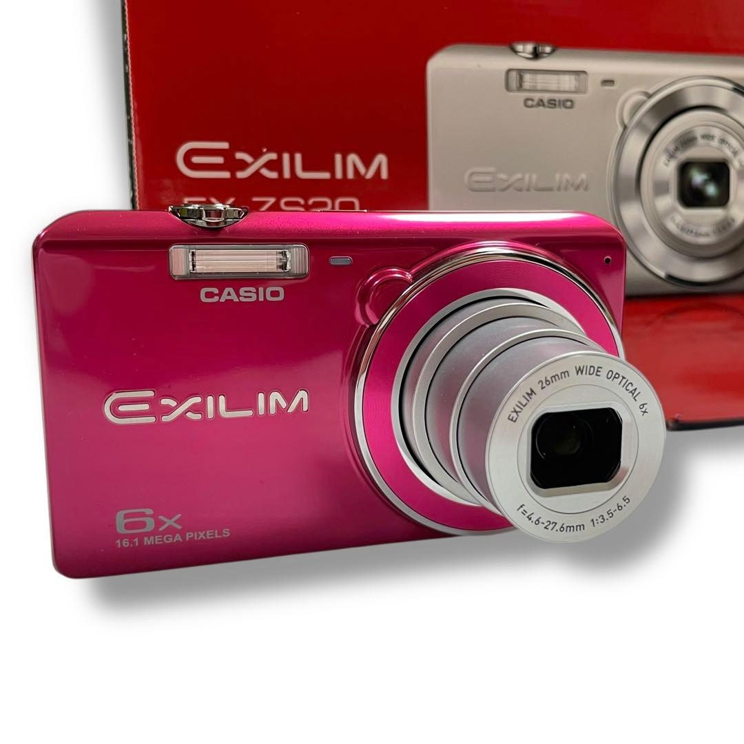 未使用❗️カシオ　コンパクトデジタルカメラ　EXILIM EX-ZS20ズーム6倍