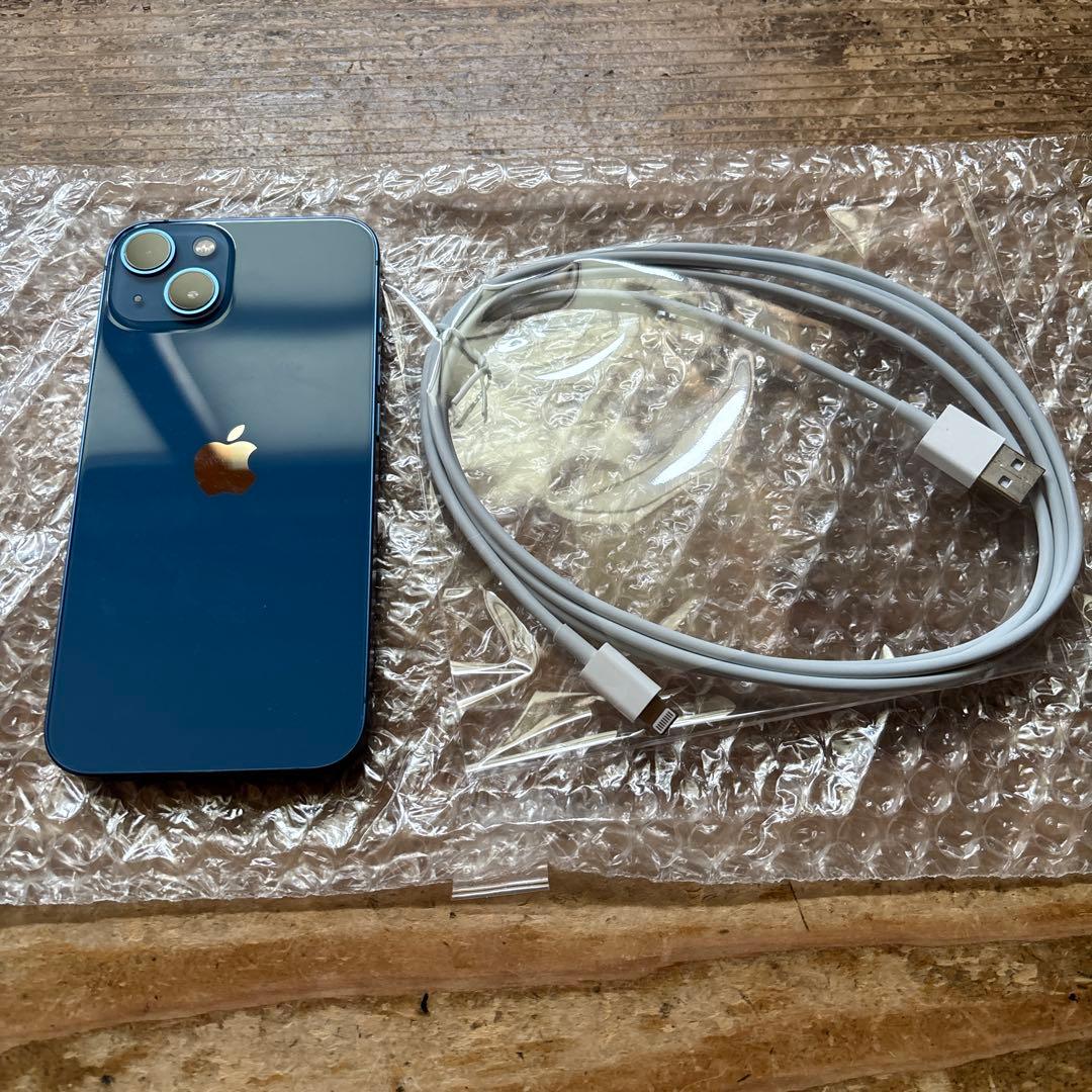 Apple iPhone13 バッテリー100% ブルー 本体