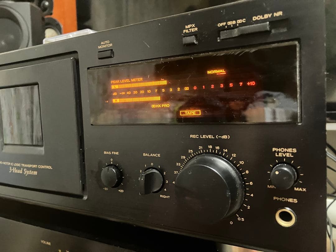 【動作品】TEAC・V-3000／ステレオカセットデッキ