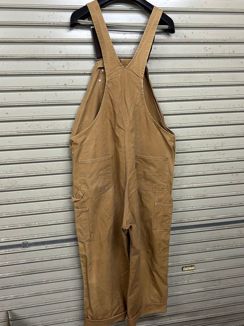 Carhartt オーバーオール ベージュ　50インチ