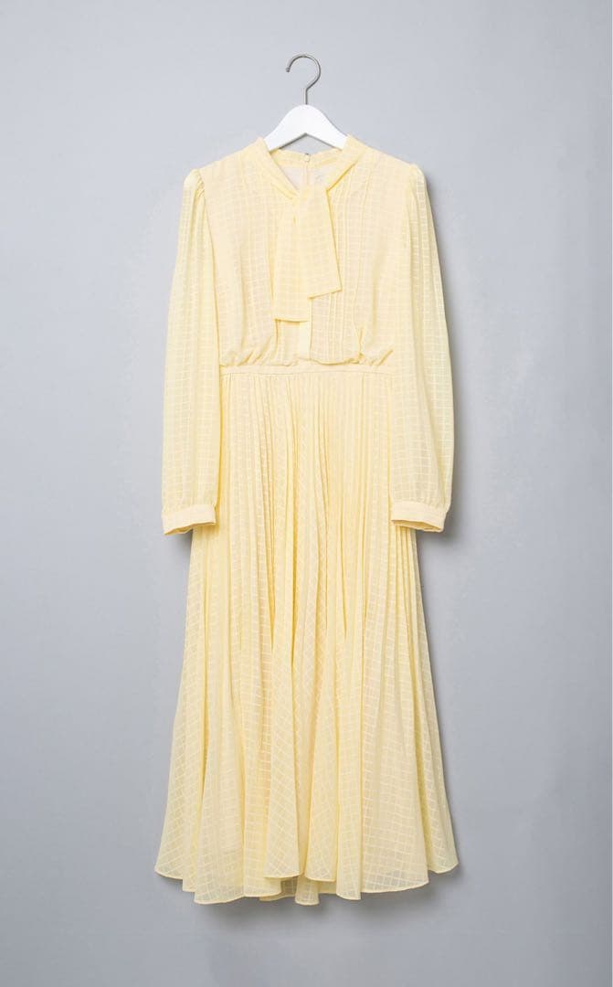 [セルフォード] シアーチェックタイワンピース CWFO211101