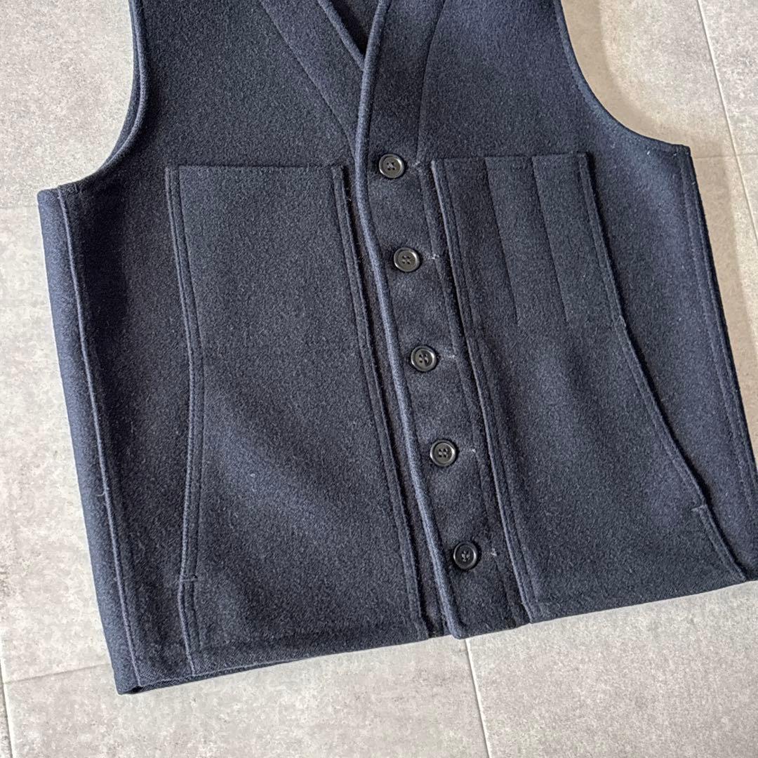 USA製 極美品 フィルソン マッキーノウール ベスト 38 ネイビー
