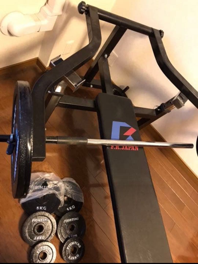 ファイティングロード　セーフティプレスベンチ　プレート付き