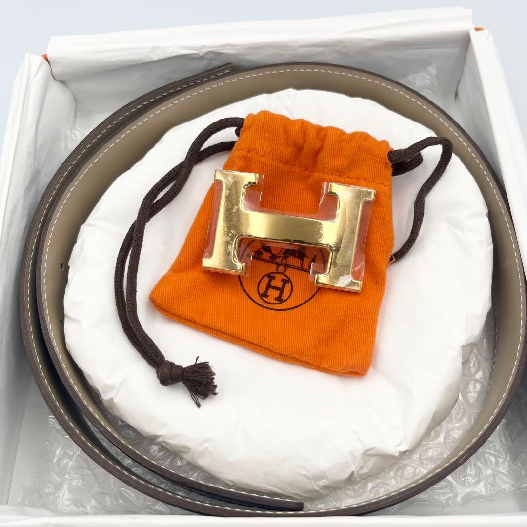 【未使用✨】HERMES ベルト コンスタンス マルジェラ期　70 リバーシブル