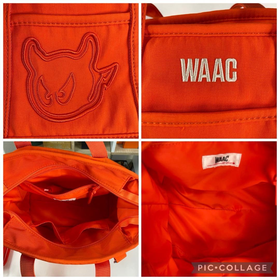 新品 WAAC 2way ゴルフバッグ 刺繍 ロゴ ミニトート