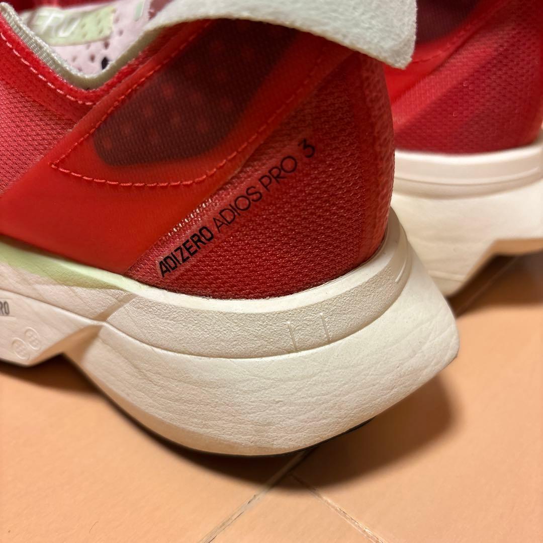 adidas Adizero Adios Pro 3 レッド