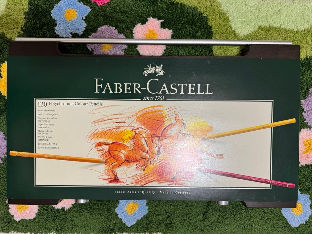 FABER-CASTELL ポリクロモス　木箱 120色　水彩色鉛筆セット
