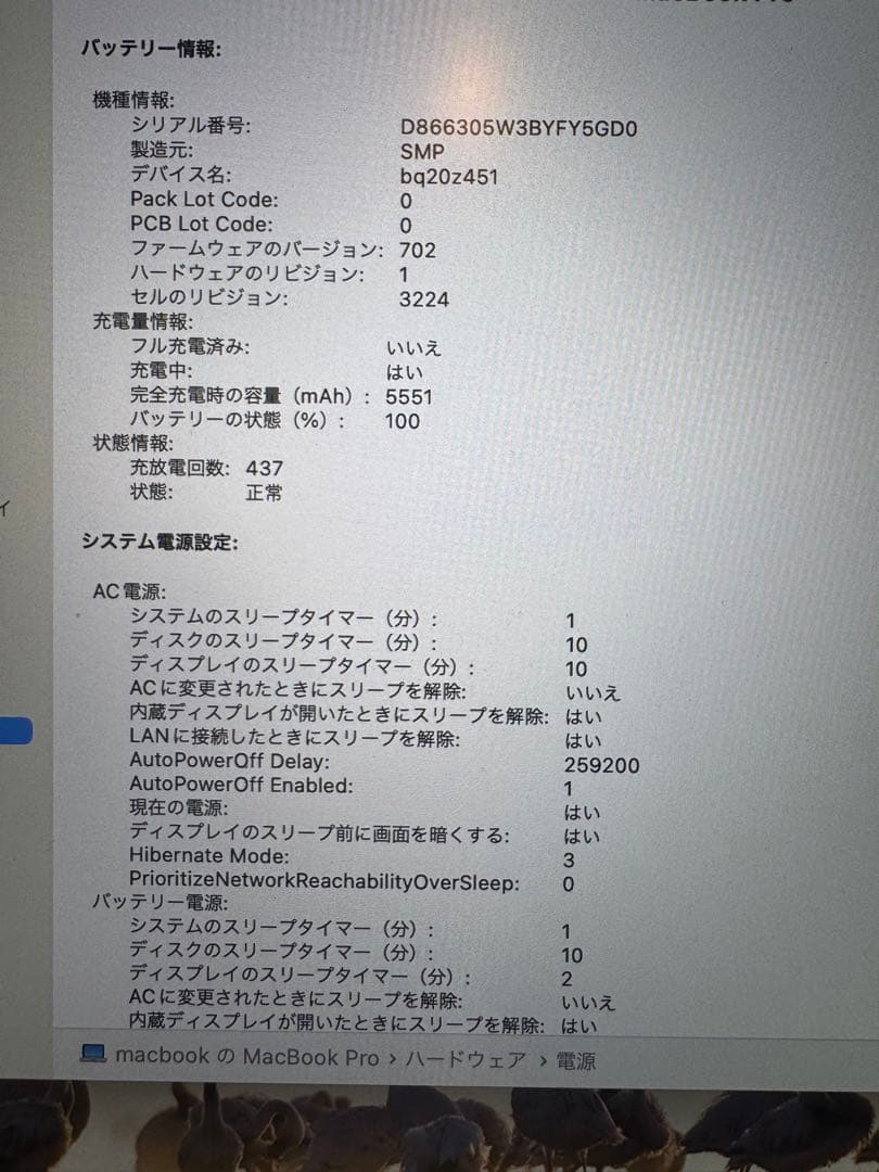 MacBook本体 MacBook Pro 2015 8GB/256GB