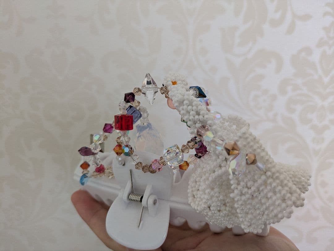 白鳥　ヘアクリップ　LOU DE BETOLY