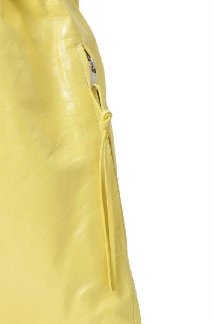 バッグ JIL SANDER Drawstring Bag pastel yellow