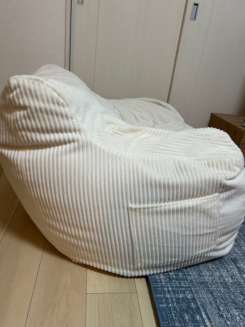 loosy ビーズソファー　アイボリー